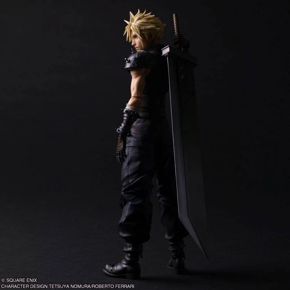 Final Fantasy VII Rebirth Play Arts Shin Cloud Strife Magazine Cover