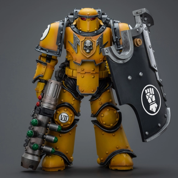 Japanese Anime Congratulations Present WARHAMMER Imperial Fists Legion MkIII Breacher Squad Legion Breacher with Graviton Gun