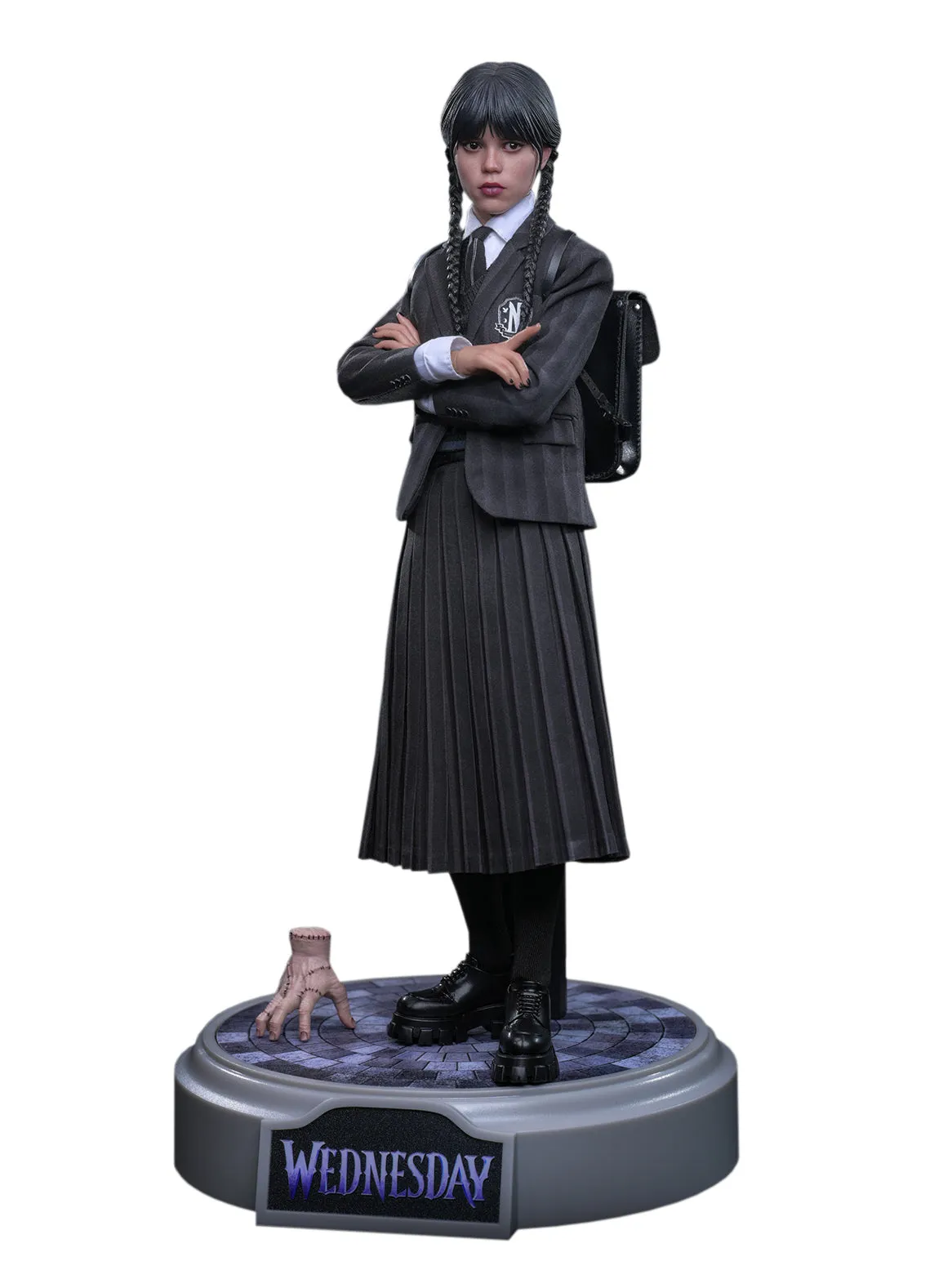 Hot Toys Wednesday Addams - Netflix Series - TMS135 - 1/6 Scale Collectible Figure Fantasy Display Creature Figurine