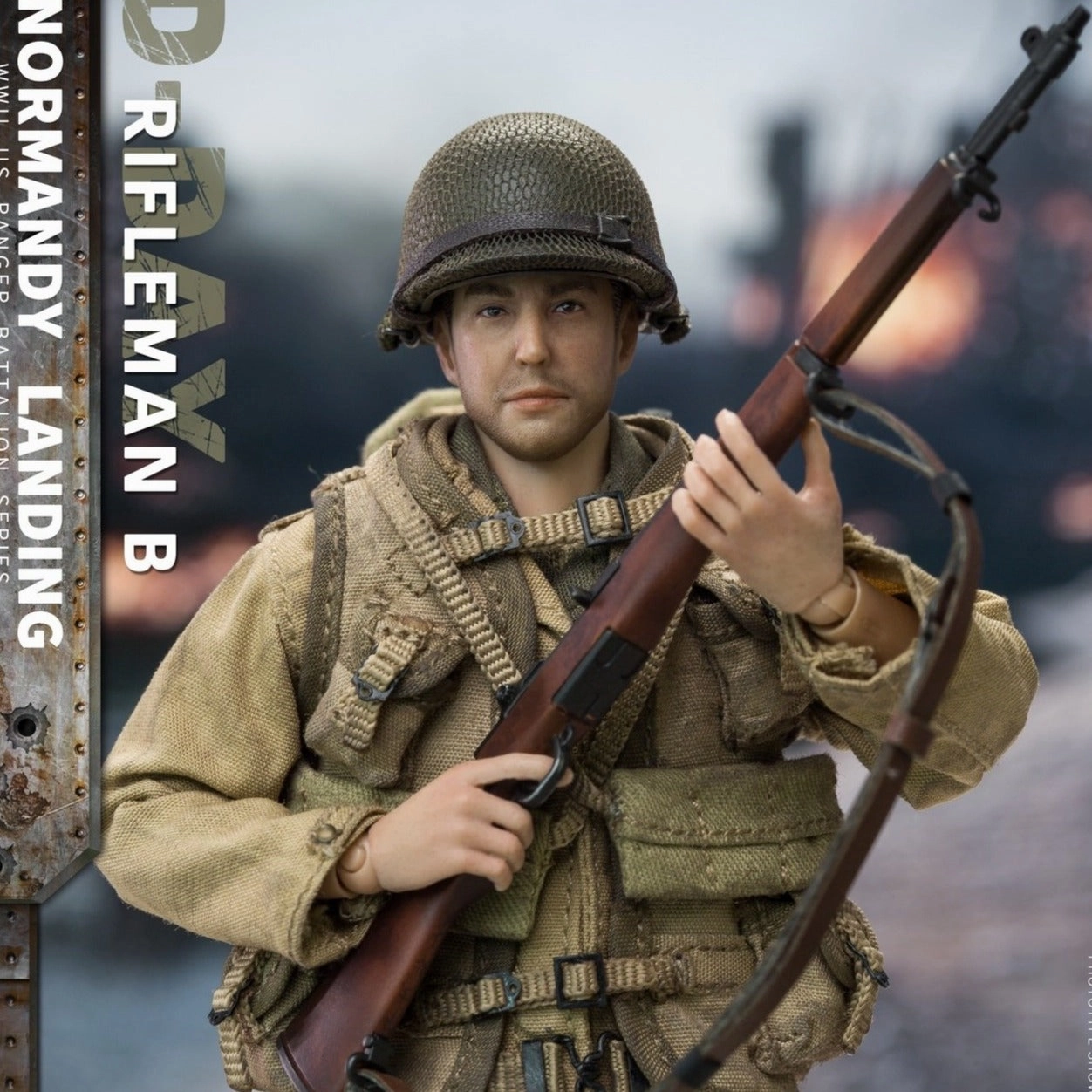Art Creation CRAZY FIGURE [LW017] 1:12 WWII U.S. Rangers On D-Day Rifleman B