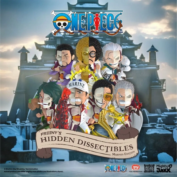Resin Model Freeny's Hidden Dissectibles: One Piece Marines Edition (box of 6)