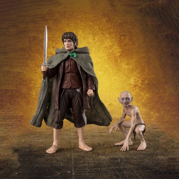 Frodo Baggins & Gollum "The Lord of The Rings" S.H.Figuarts Anime Statue