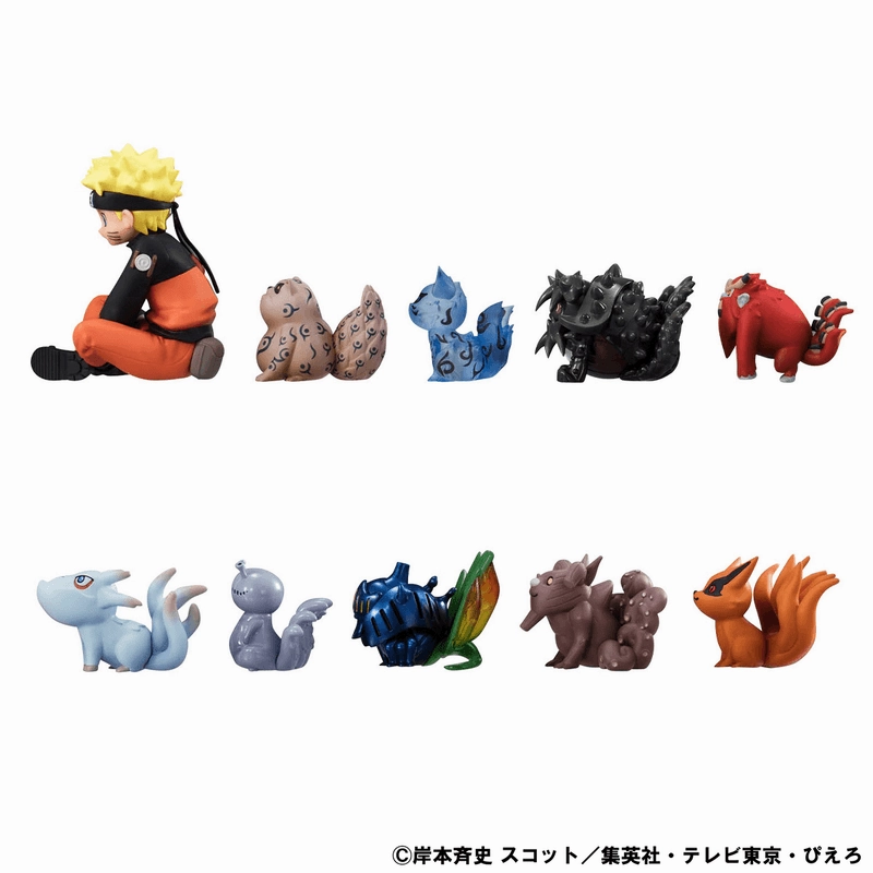 Premium Object G.E.M. Series Gaiden NARUTO Shippuden Naruto Uzumaki & Tailed Beasts Set