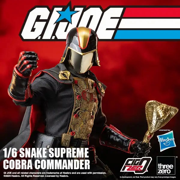 G.I. Joe FigZero 1/6 Snake Supreme Cobra Commander Whole Series