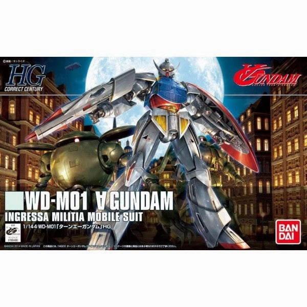 [Backorder] Bandai Hobby HGCC 1/144 #177 Turn A Gundam (5060401) PVC Model