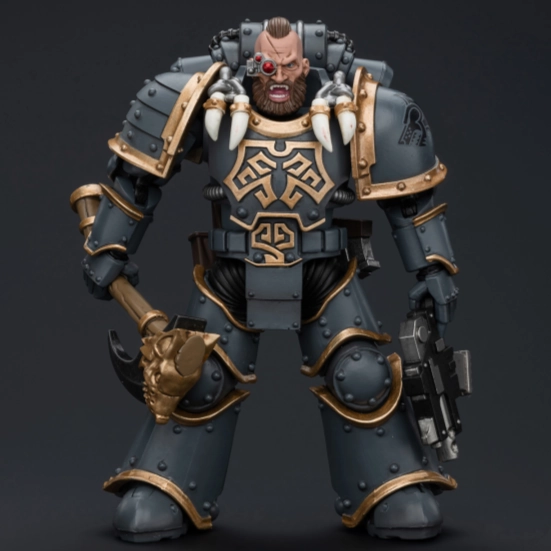 WARHAMMER Space Wolves Grey Slayer Pack Grey Slayer 2 Fantasy Collectible Miniature Merchandise