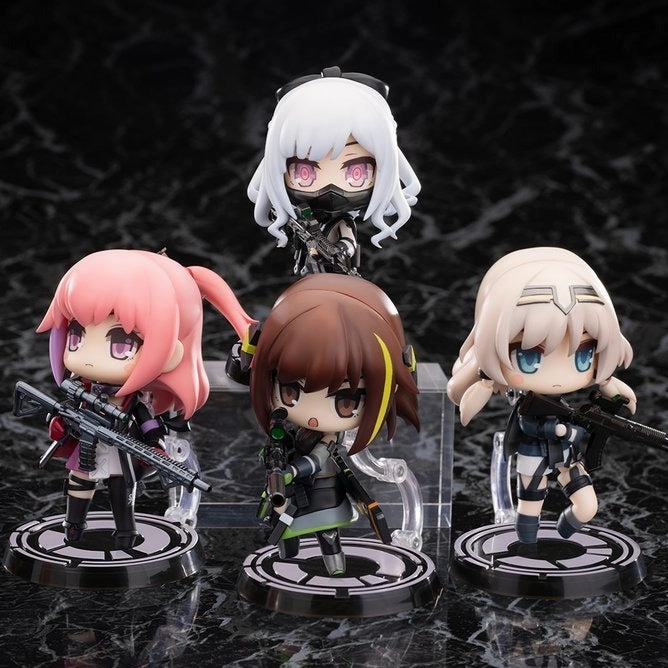 Girls' Frontline HOBBYMAX Disobedience Team Set of All Four Characters (ST AR-15/M4A1/AK-12/AN-94) Cowboy Sculpture Pre Columbian