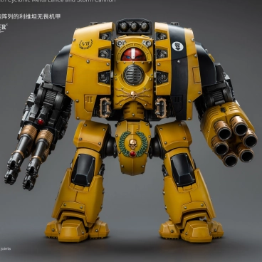 WARHAMMER Imperial Fists Leviathan Dreadnought with Cyclonic Melta Lance and Storm Cannon Premium Object Entryway Accent