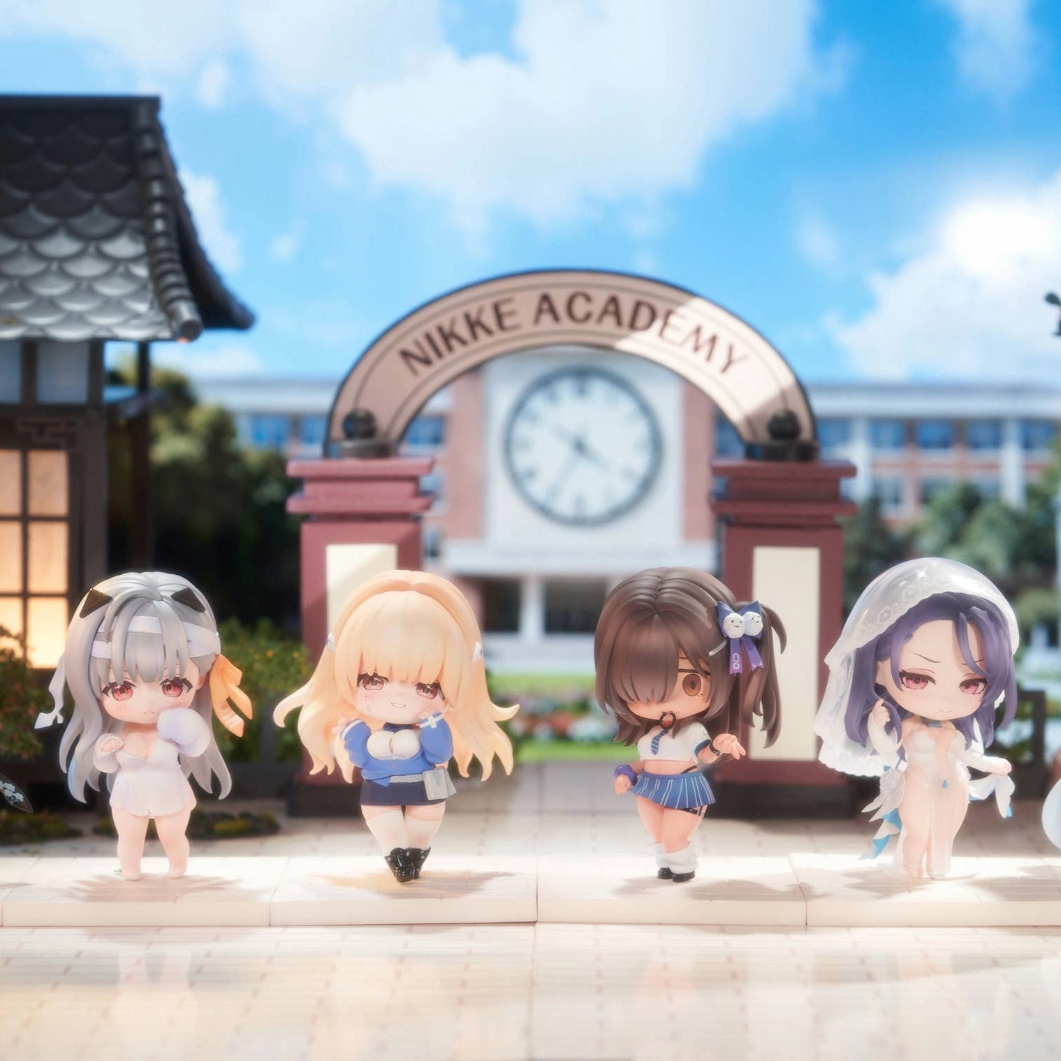 Goddess of Victory Nikke SAC Series Vol.3 Chibi Figure Complete Box (set of 6) Ceiling Hung Dog Statue