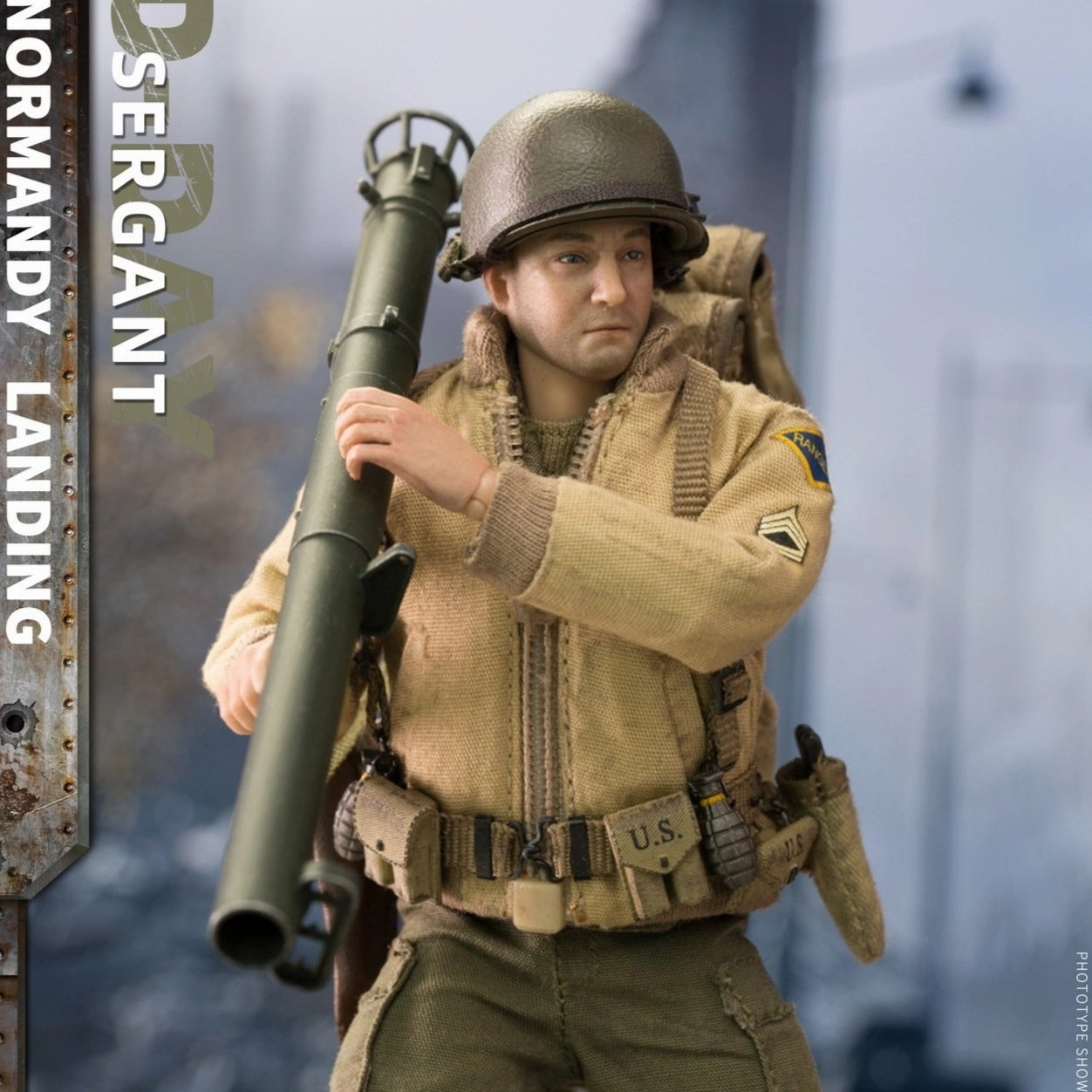 CRAZY FIGURE [LW016] 1:12 WWII U.S. Rangers On D-Day Sergant Miniature Goods