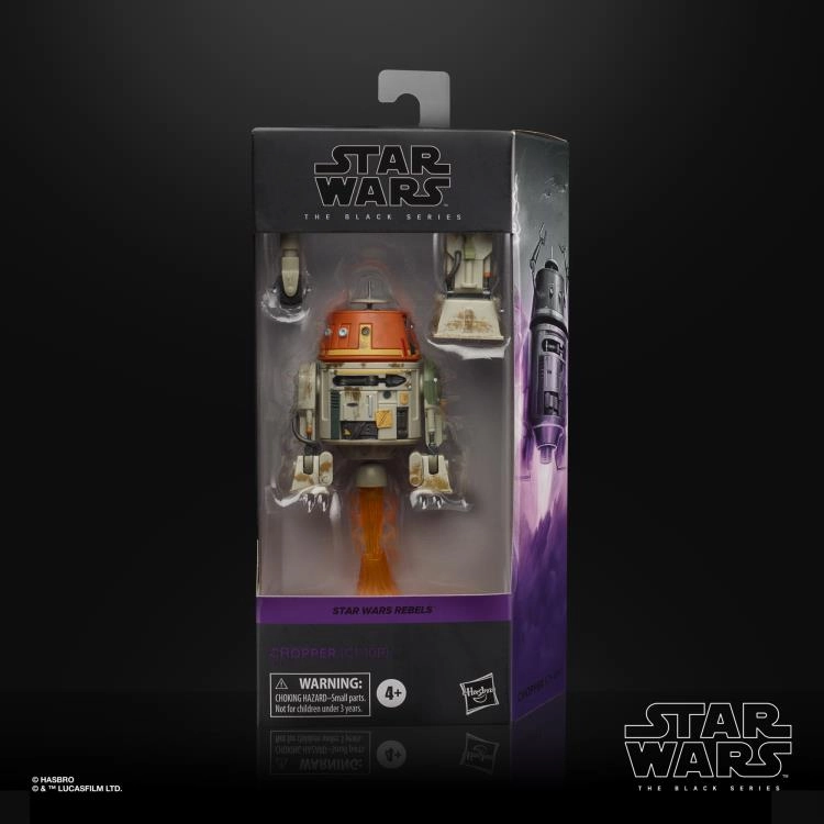 Robot Art Star Wars The Black Series Chopper (Rebels) 6-Inch Action Figure