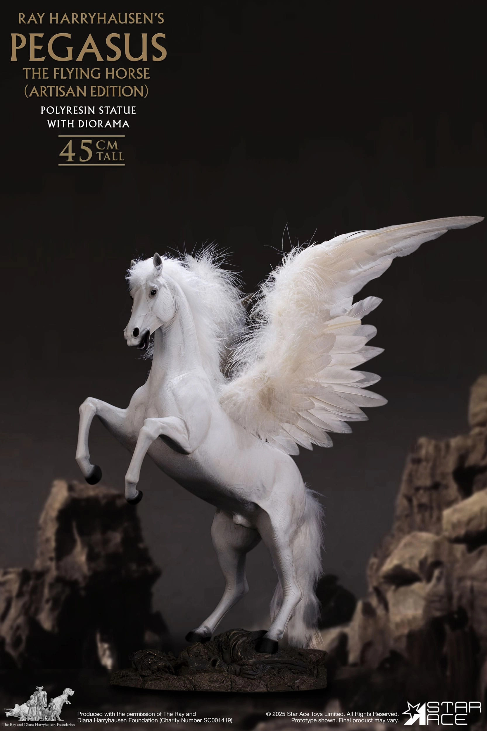 Star Ace Toys Ray Harryhausen's Pegasus The Flying Horse (Artisan Edition) 1/6 Diorama Statue Collectible Creation