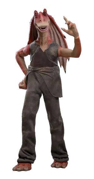 Dog Statue Hot Toys Jar Jar Binks - Star Wars: The Phantom Menace - MMS807 - 1/6 Scale Collectible Figure