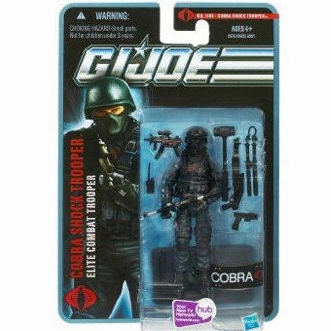 Hasbro GI Joe Pursuit of Cobra Cobra Shock Trooper Character Figure Daily Decor