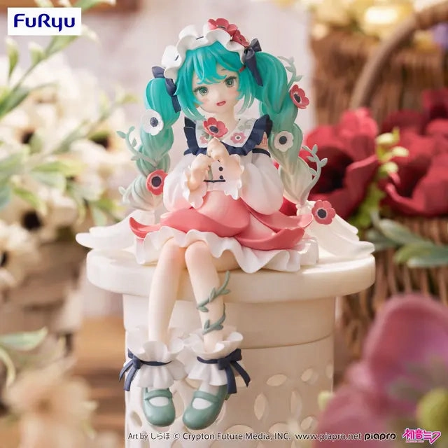 High Quality Cartoon Figure Hatsune Miku Noodle Stopper Figure Flower Fairy Anemone