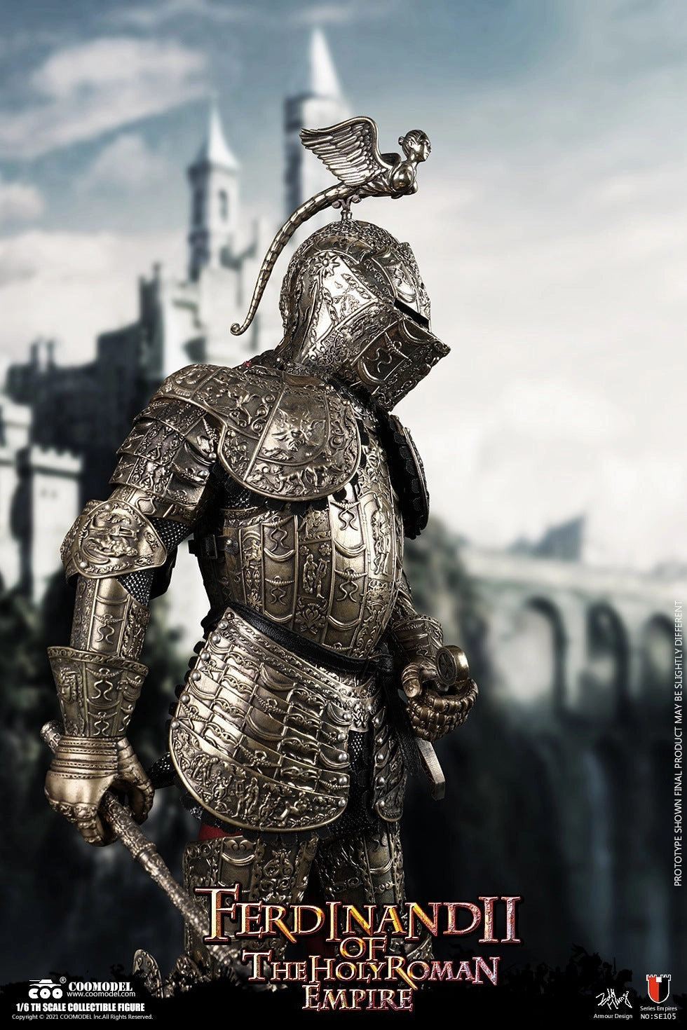 COOMODEL [CM-SE105] FERDINAND II OF HOLY ROMAN EMPIRE (STANDARD COPPER VERSION) 1/6 Modernist Sculpture Character Creation