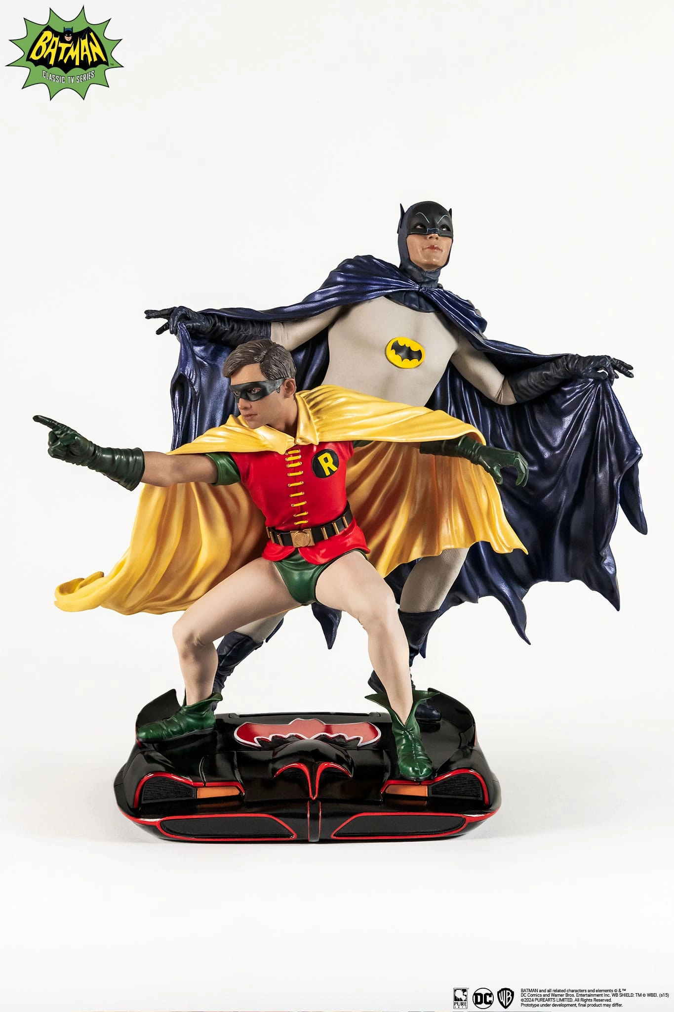 Fantasy Character Variant Paint PUREARTS Batman & Robin 1966 - DC Comics - 1/8 Scale Collectible PVC Statue