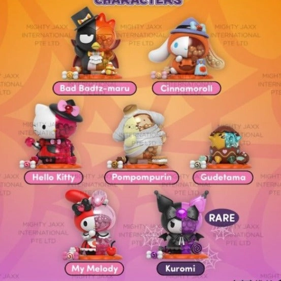 Jason Freeny Spooky Fun Sanrio Holloween Ver. (Set of 6) Gaming Merchandise