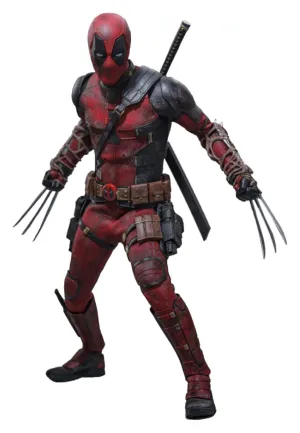 Bird Sculpture Superhero Model Hot Toys Deadpool (Battling Version) - Deadpool & Wolverine - MMS782 - 1/6 Scale Collectible Figure