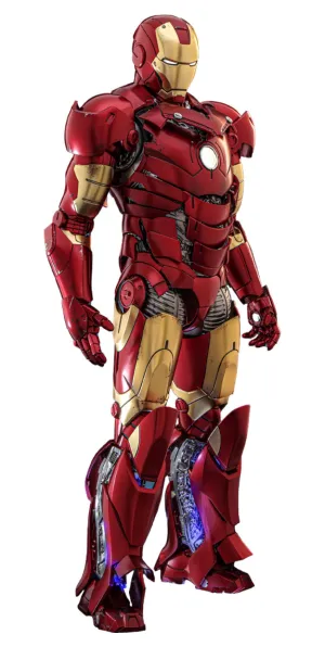 Hot Toys Iron Man Mark III (Armor Suit Up Version) - Iron Man - MMS825D72 - Diecast 1/6  Scale Collectible Figure Constant Companion Handmade Sculpture