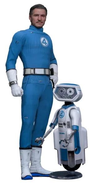 Fall Decor Hot Toys Mister Fantastic & H.E.R.B.I.E. - The Fantastic Four: First Steps - MMS821 - 1/6 Scale Collectible Figure 2-Pack