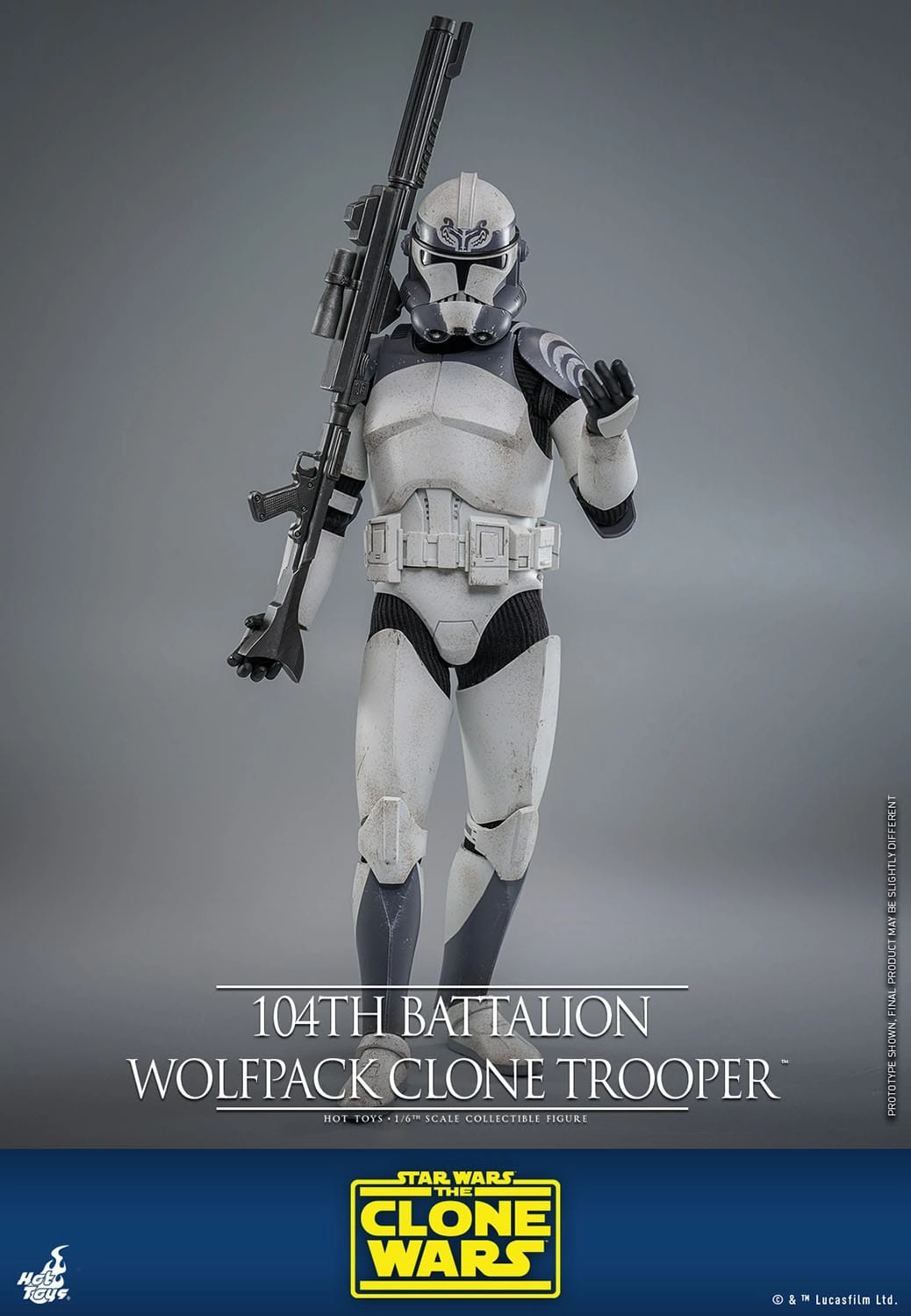 Anime Toy Egyptian Art Hot Toys 104th Battalion Wolfpack Clone Trooper - Star Wars: The Clone Wars - TMS143 - 1/6 Scale Collectible Figure