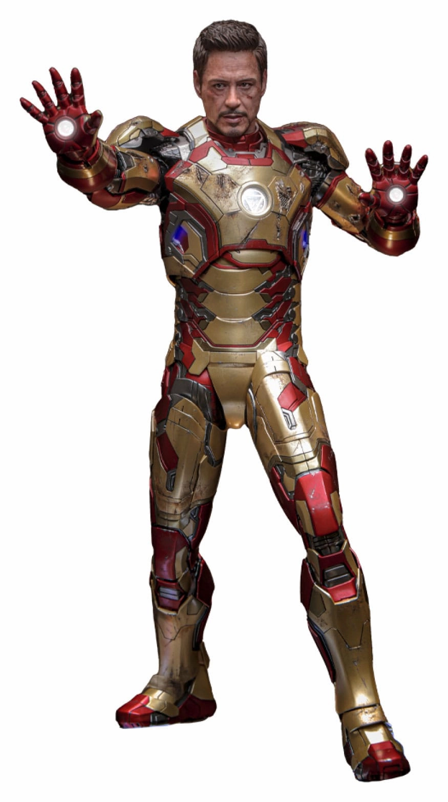 Hot Toys Iron Man Mark XLII (2.0) Deluxe - Iron Man 3 - MMS759D66 - Diecast 1/6 Scale Collectible Figure Anime Goods