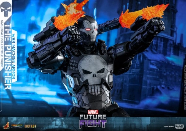 Vintage Toy Hot Toys Marvel Future Fight The Punisher War Machine Armor 1/6 Scale Action Figure