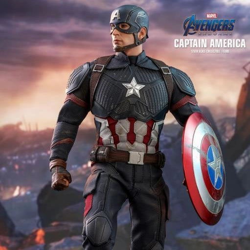Hot Toys Movie Masterpiece Avengers: End Game -Captain America 1/6 Scale Worldwide Delivery
