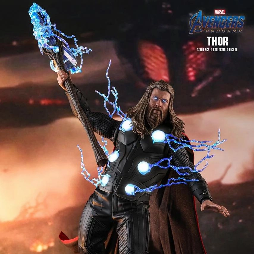 Hot Toys Movie Masterpiece Avengers: End Game -Thor 1/6 Scale Action Pose