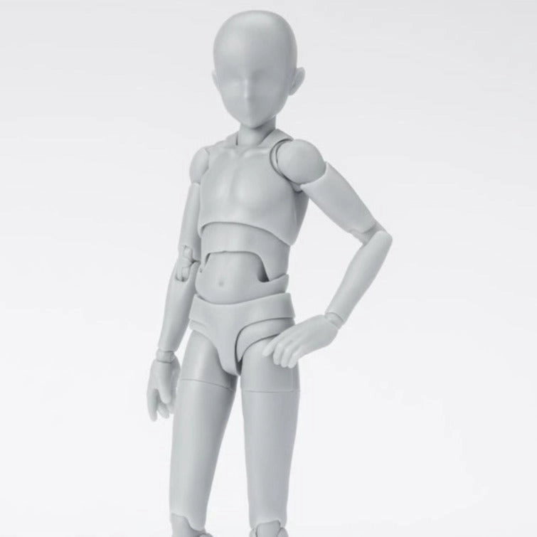 Body-Kun School Life Edition DX SET S.H.Figuarts (Gray Color Ver.) Vinyl Statue Educational Display