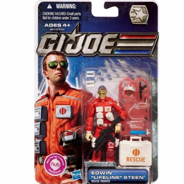 Balcony Decoration Anime Product Hasbro GI Joe 30th Anniversary Edwin "Lifeline" Steen Rescue Trooper