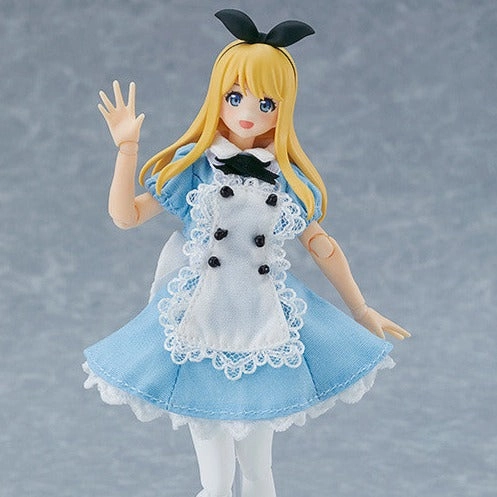 [Backorder] Figma 598 Female Body (Alice) with Dress & Apron Outfit Fashion Doll