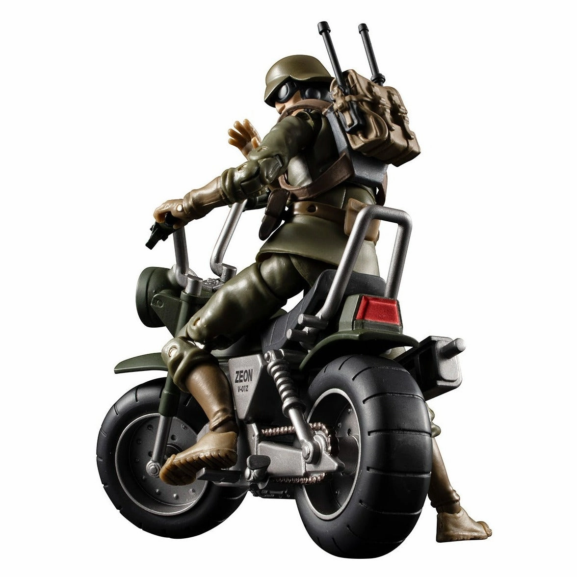 Universal Theme Principality of Zeon 08 (VSP General Soldier & Exclusive Motorcycle) "Gundam" G.M.G 1/18