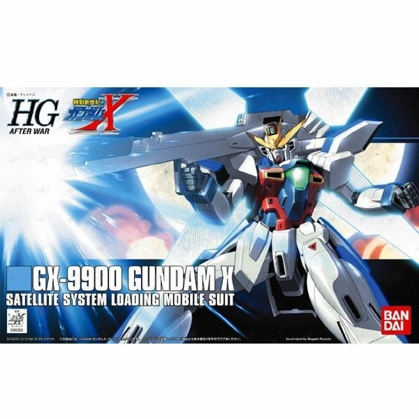Gaming Showcase [Backorder] Bandai Hobby HG AW 1/144 #109 GX-9900 Gundam X (5064871)
