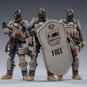 JOY TOY FREE TRUISM 15TH MOON WOLF FLEET 1/18 FIGURE 3PK Enduring Classic Art Deco