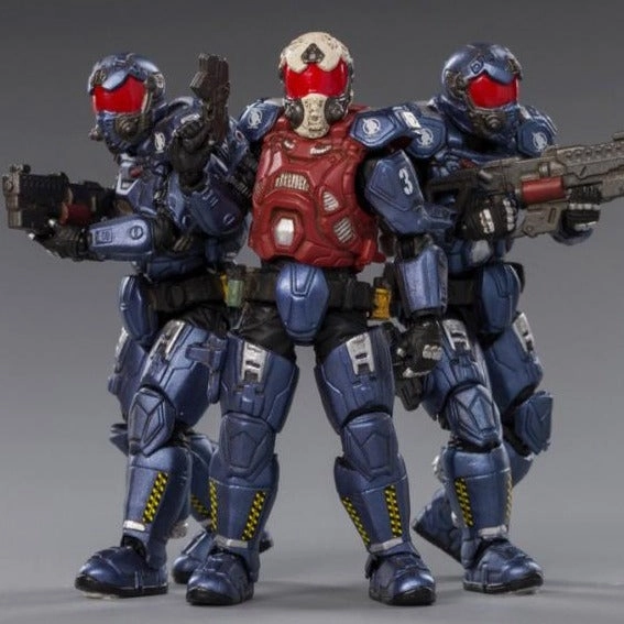 Fantasy Elf Display Case JOY TOY NORTH UNION 03ST INTERSTELLAR TROOPER 1/18 FIG 3PK