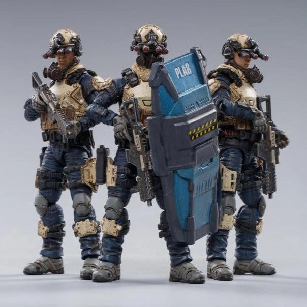 Arcade Game JOY TOY STARHAWK 8TH ARMY INDIGO FLEET 1/18 FIGURE 3PK