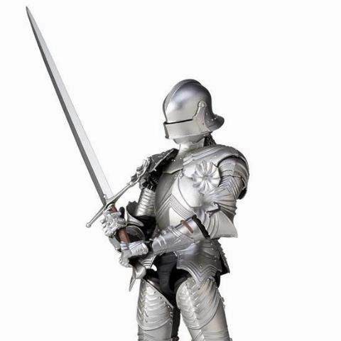 Gaming Figure Seasonal Favorite Kaiyodo KT Project KT-021 Takeya Style Jizai Okimono Kitaro 15th Century Gothic Field Armor (Silver)
