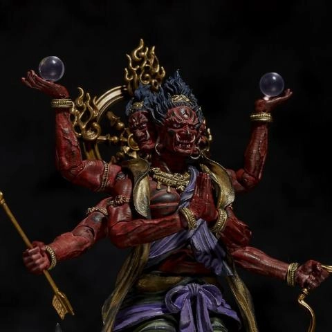 Factory Direct Miniature Item Kaiyodo KT Project KT-025 Takeya Style Jizai Okimono Ashura Painted Edition