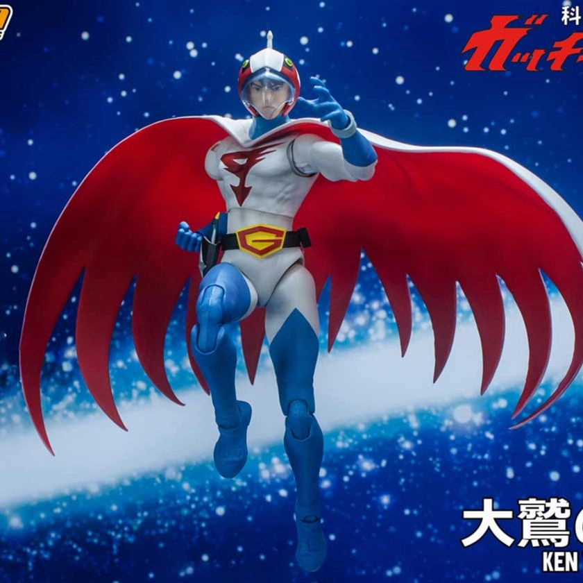 Music Icon Fantasy Collectible Ken the Eagle "Gatchaman" Action Figure
