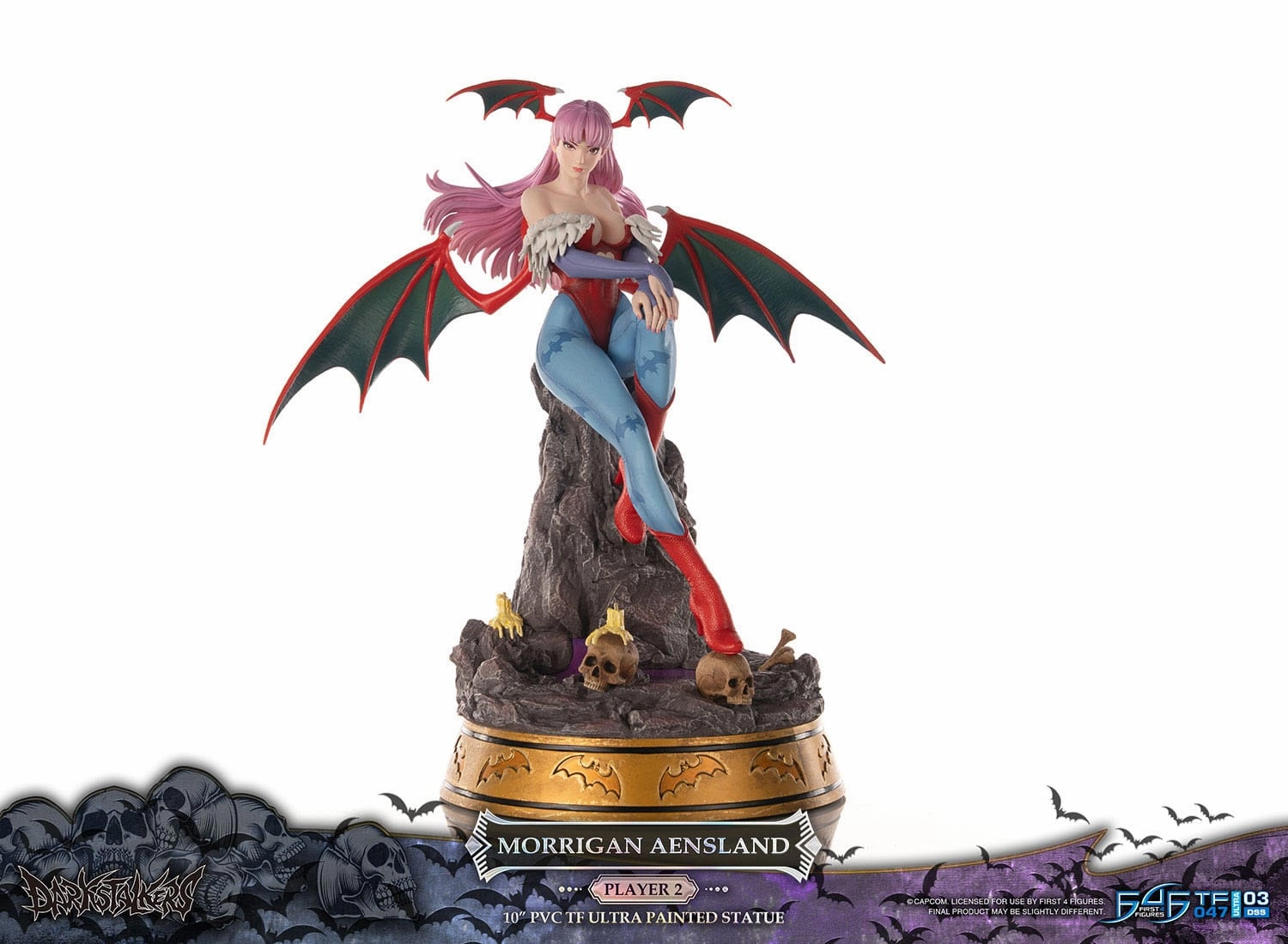 First 4 Figures Morrigan Aensland Player 2 Variant - Darkstalkers - Collectible PVC Statue Valentine Gift Limited Article