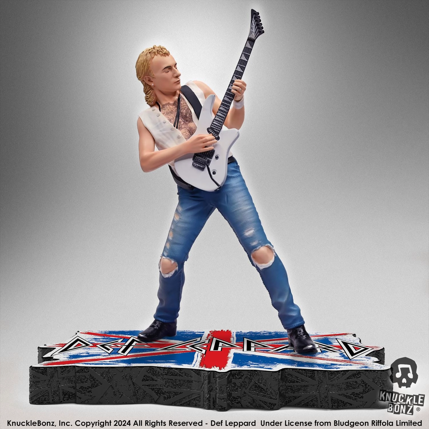 Seasonal Decoration Knucklebonz Def Leppard Rock Iconz Phil Collen Statue