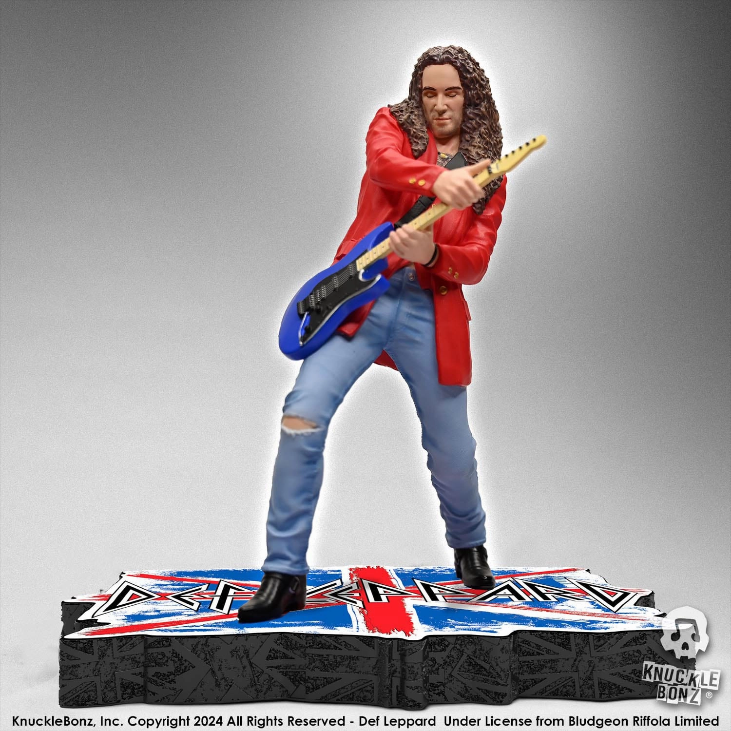 Knucklebonz Def Leppard Rock Iconz Vivian Campbell Statue Ocean Creature Worldwide Delivery