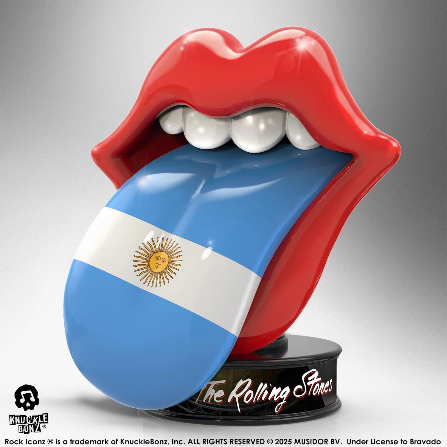 Superhero Unit Knucklebonz Rolling Stones Licks (Argentina Version) 3D Vinyl Statue
