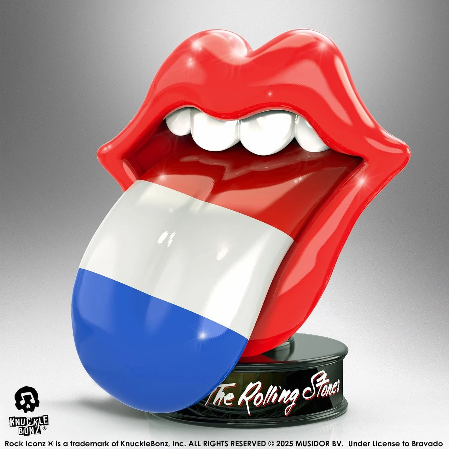 Knucklebonz Rolling Stones Licks (Netherlands Version) 3D Vinyl Statue Tropical theme Miniature Model