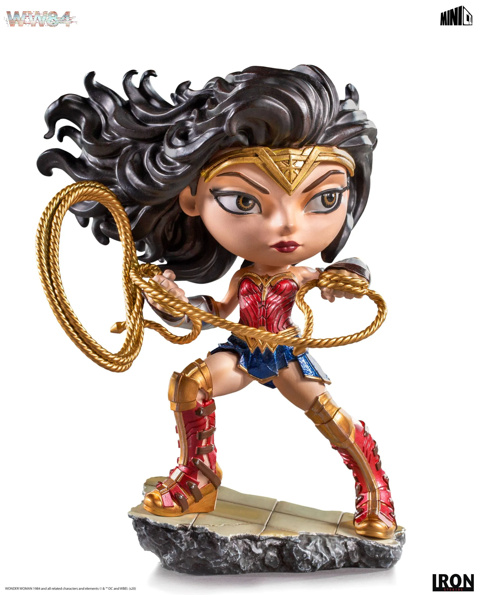 Shelf Display Historical Leader Iron Studios DC Comics Wonder Woman 1984 Mini Co. PVC Figure