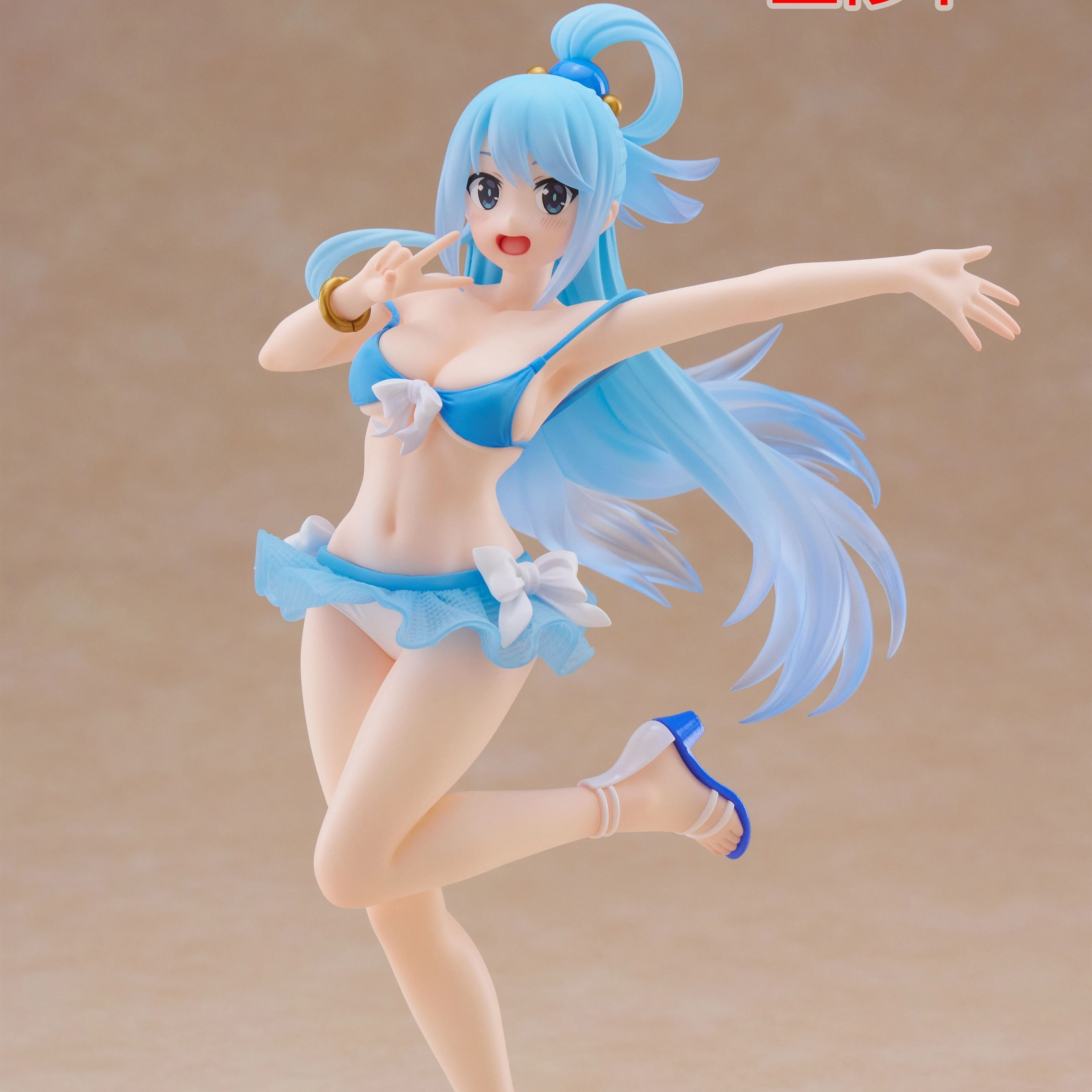Display Shelf Rustic style KonoSuba: God's Blessing on This Wonderful World! 3 Coreful Figure - Aqua (Swimwear Ver.)
