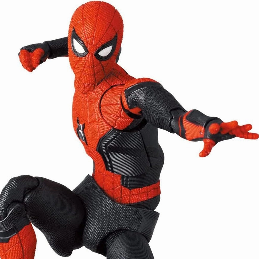 Mafex Spider-Man Upgraded Suit (Spider-Man: No Way Home) Victorian Style Podcast Studio