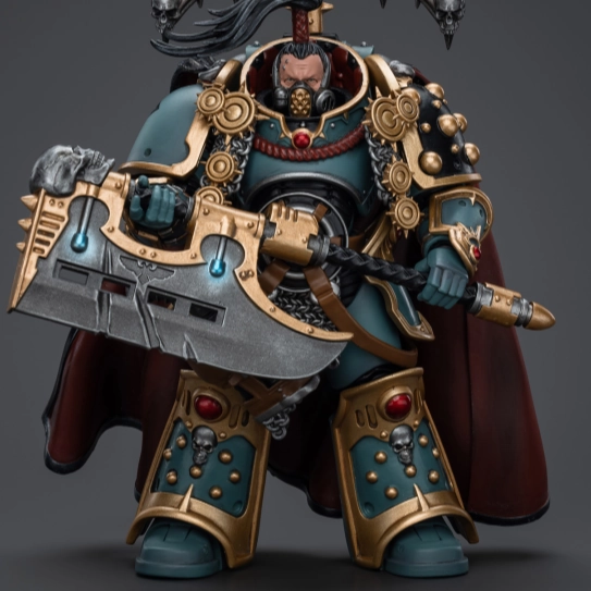 WARHAMMER Sons of Horus Legion Praetor with Power Axe Chase Variant
